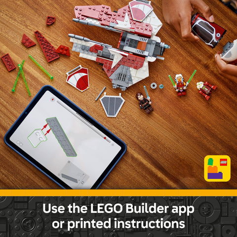 LEGO® (75401) Star Wars™ - Ahsoka's Jedi Interceptor™-Building Blocks,Christmas 2025,Fine Motor Skills,Games & Toys,LEGO®-Learning SPACE