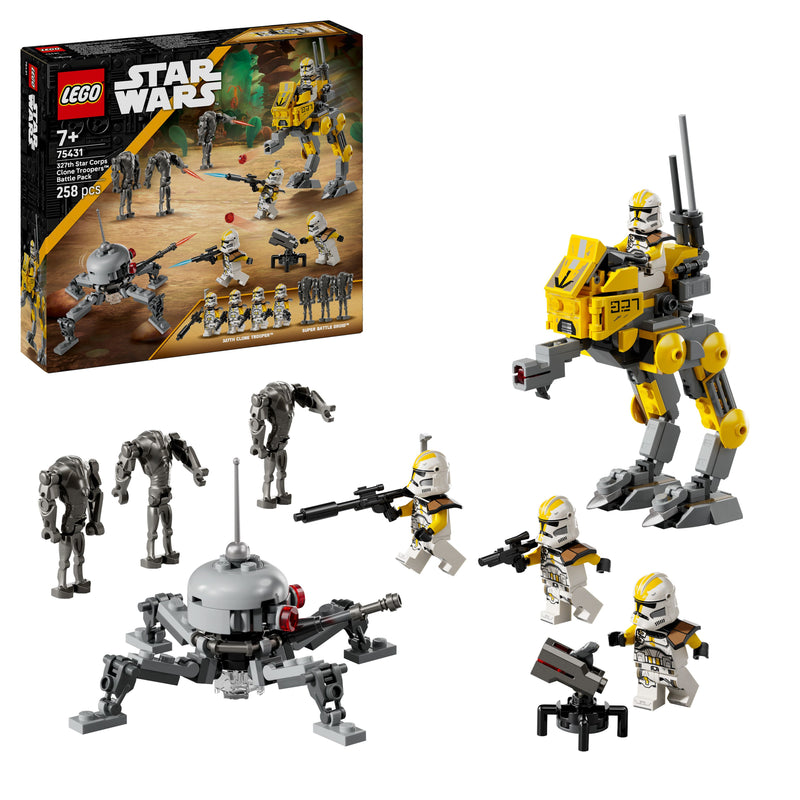 LEGO® (75431) Star Wars™ - 327th Star Corps Clone Troopers™ Battle Pack, Learning SPACE