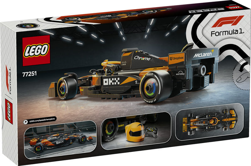 LEGO® 77251 – McLaren F1® Team MCL38 Race Car, Learning SPACE