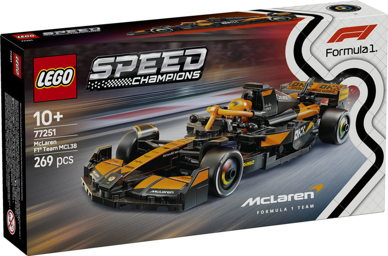 LEGO® 77251 – McLaren F1® Team MCL38 Race Car, Learning SPACE