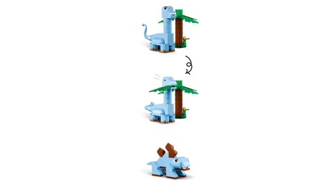 LEGO® Classic Creative Dinosaurs (11041)-Building Blocks,Christmas,Christmas 2025,Fine Motor Skills,Games & Toys,Gifts for 5-7 Years Old,LEGO®-Learning SPACE