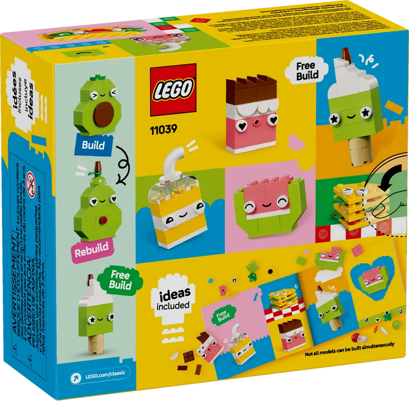LEGO® Classic Creative Food Friends (11039), Learning SPACE