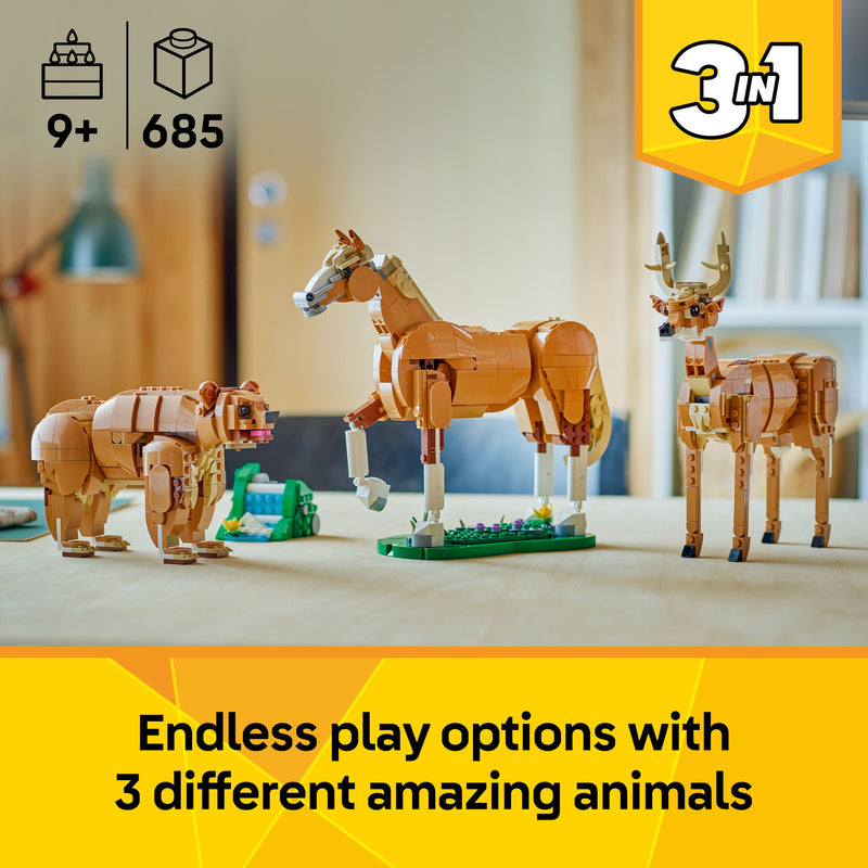 LEGO® Creator (31166) - 3in1 Beautiful Horse Toy, Learning SPACE