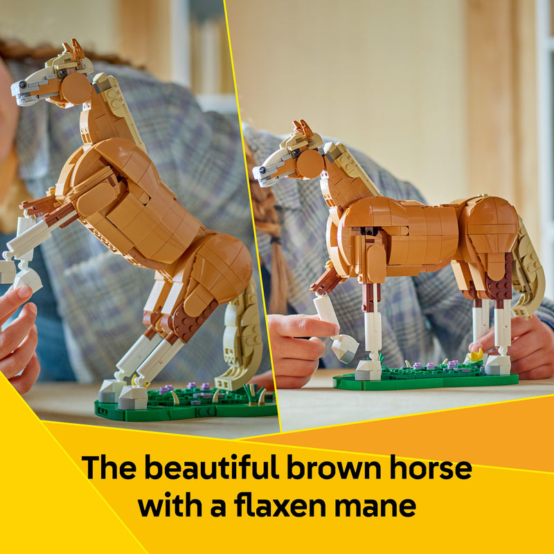LEGO® Creator (31166) - 3in1 Beautiful Horse Toy, Learning SPACE