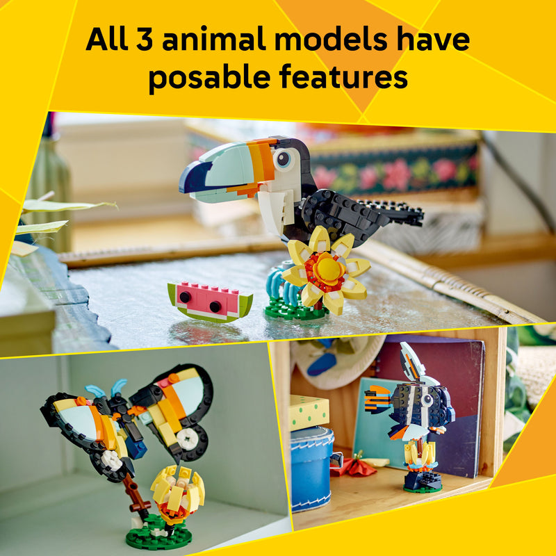 LEGO® Creator (31173) - Wild Animals: Tropical Toucan, Learning SPACE