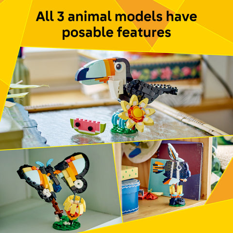 LEGO® Creator (31173) - Wild Animals: Tropical Toucan, Learning SPACE