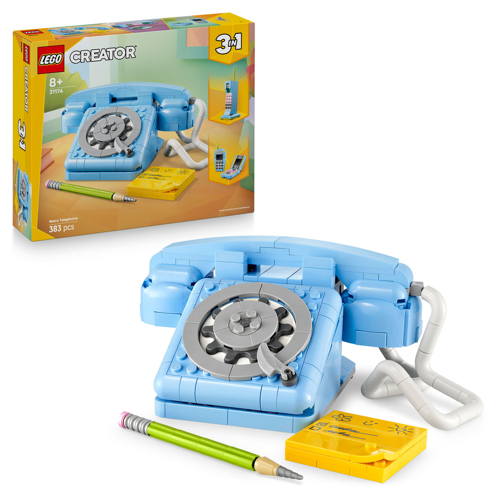 LEGO® Creator (31174) - Retro Telephone-Building Blocks,Christmas 2025,Fine Motor Skills,Games & Toys,LEGO®-Learning SPACE