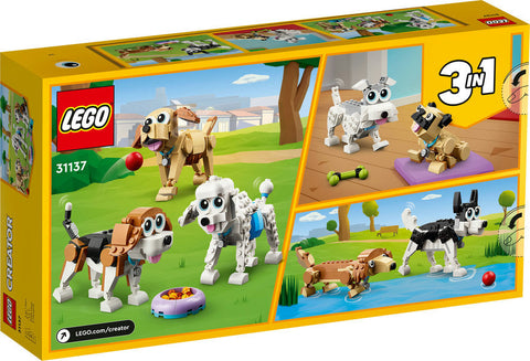 LEGO® Creator 3in1 Adorable Dogs-Building Blocks,Fine Motor Skills,Gifts for 8+,LEGO®-Learning SPACE