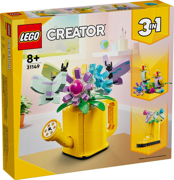 LEGO® Creator 3in1 Flowers in Watering Can-Building Blocks, Fine Motor Skills, Gifts for 8+, LEGO®, Teenage & Adult Sensory Gifts-Learning SPACE