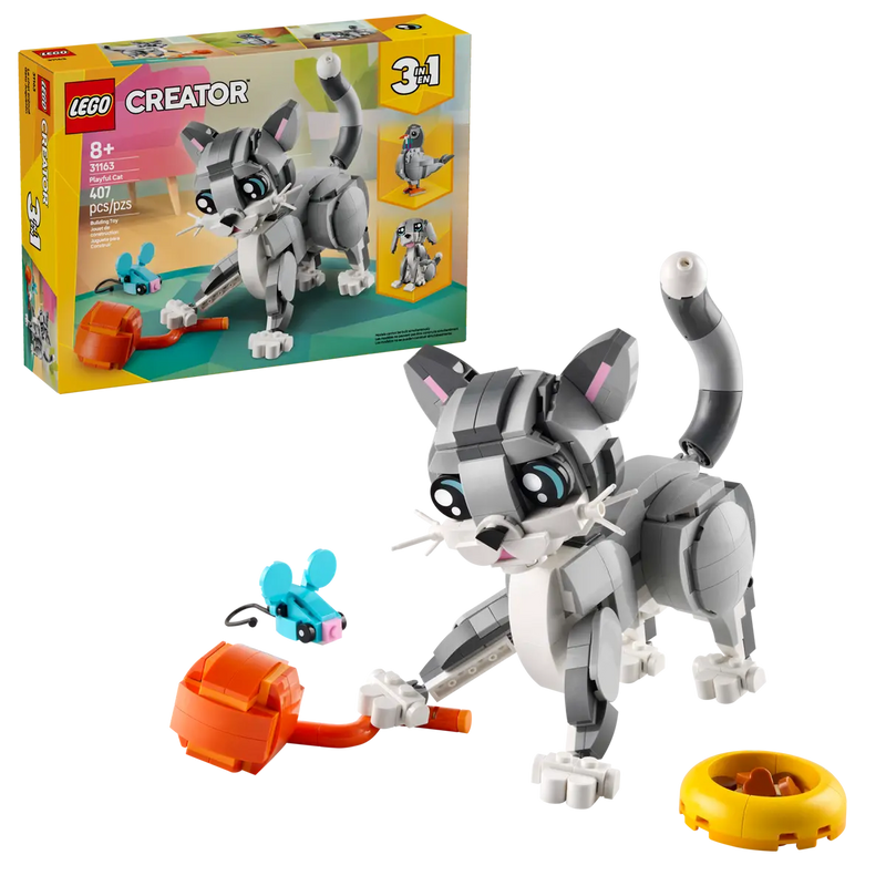LEGO® Creator 3in1 Playful Cat (31163), Learning SPACE
