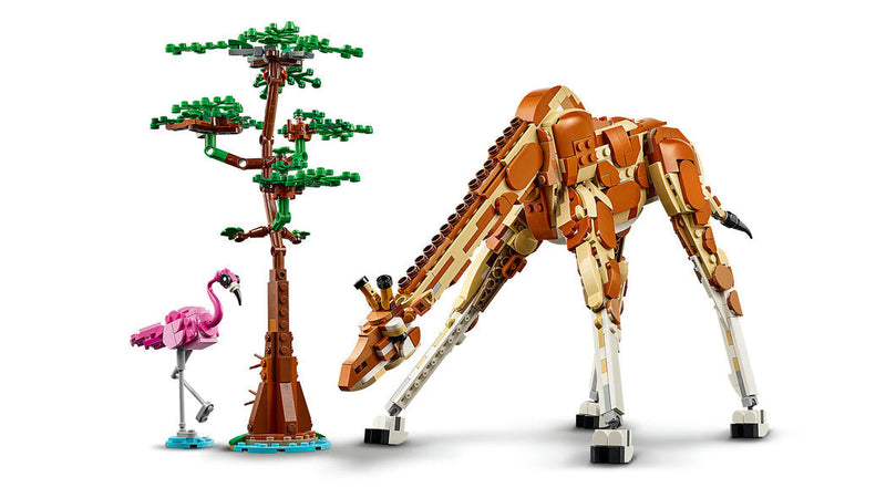 LEGO® Creator Wild Safari Animals 3in1 set, Learning SPACE