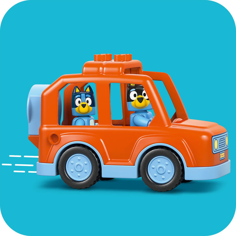 LEGO® DUPLO (10458) Bluey - Ice Cream Trip with Bluey, Learning SPACE