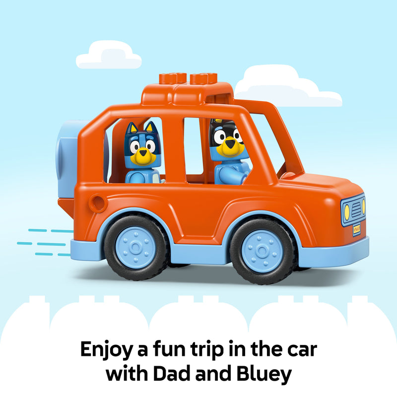 LEGO® DUPLO (10458) Bluey - Ice Cream Trip with Bluey, Learning SPACE