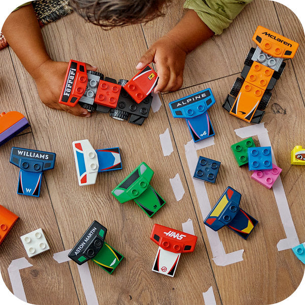 LEGO® DUPLO® 10445 – F1® Team Race Cars & Drivers, Learning SPACE