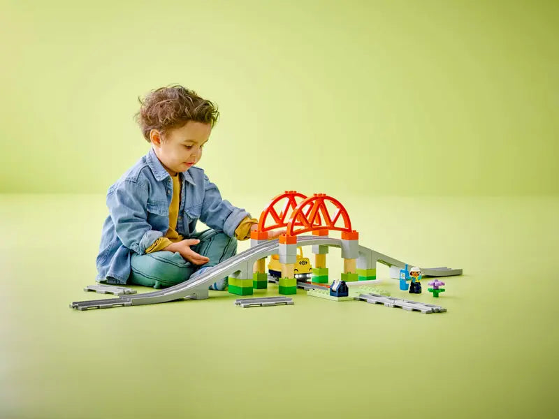 LEGO® DUPLO® Train Bridge and Tracks Expansion Set (10426), Learning SPACE