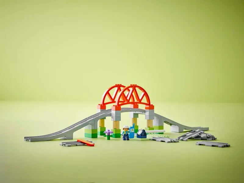 LEGO® DUPLO® Train Bridge and Tracks Expansion Set (10426), Learning SPACE