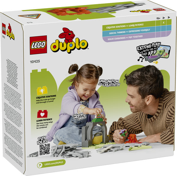 LEGO® DUPLO® Train Tunnel and Tracks Expansion Set (10425), Learning SPACE