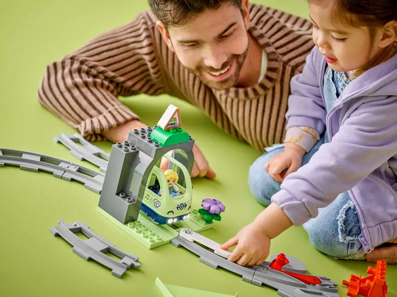 LEGO® DUPLO® Train Tunnel and Tracks Expansion Set (10425), Learning SPACE