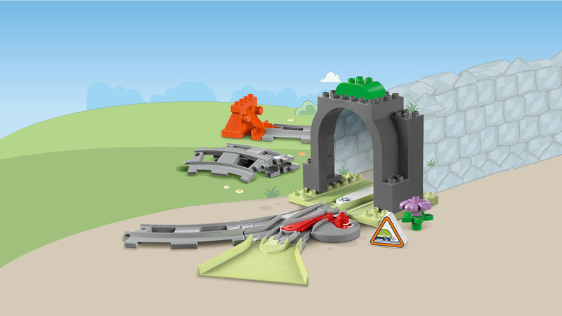 LEGO® DUPLO® Train Tunnel and Tracks Expansion Set (10425), Learning SPACE