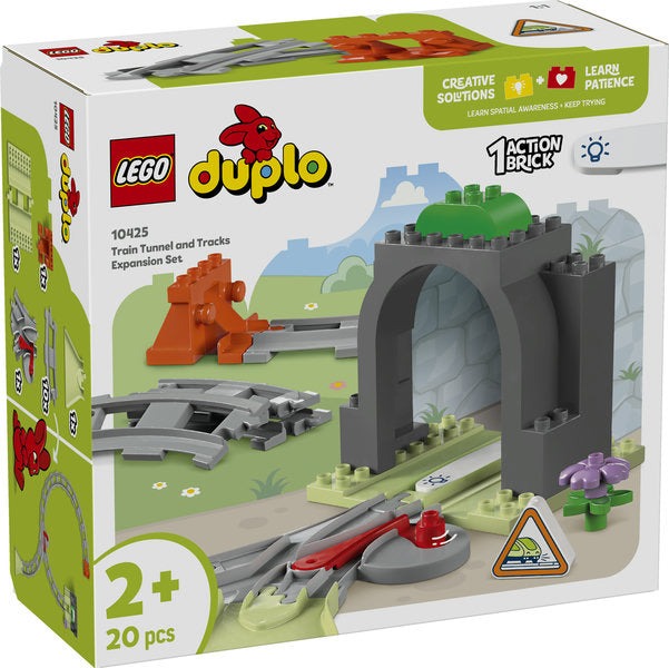 LEGO® DUPLO® Train Tunnel and Tracks Expansion Set (10425), Learning SPACE