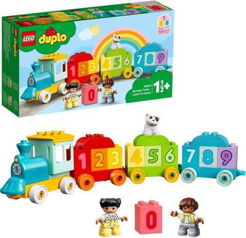 LEGO® Duplo® Number Train - Fun Educational Building Set for Kids-Cars & Transport, Counting Numbers & Colour, Early Years Maths, Gifts For 2-3 Years Old, Imaginative Play, LEGO®, Maths, Nurture Room, Primary Maths, S.T.E.M, Small World, Stock-Learning SPACE