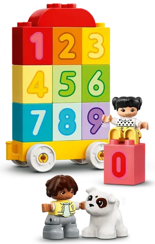 LEGO® Duplo® Number Train - Fun Educational Building Set for Kids-Cars & Transport, Counting Numbers & Colour, Early Years Maths, Gifts For 2-3 Years Old, Imaginative Play, LEGO®, Maths, Nurture Room, Primary Maths, S.T.E.M, Small World, Stock-Learning SPACE