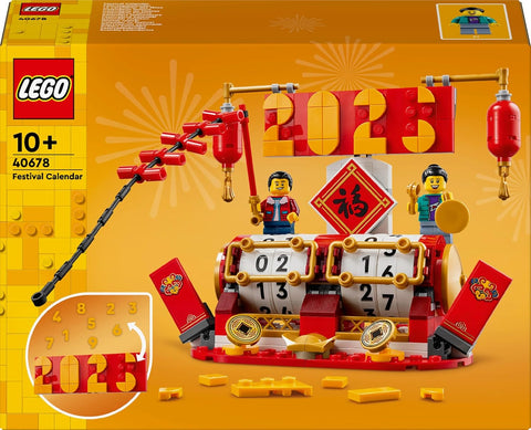LEGO® Festival Calendar (40678) – Celebrate Holidays in Style-Building Blocks,Christmas,Christmas 2025,Engineering & Construction,Fine Motor Skills,Games & Toys,Gifts for 8+,LEGO®-Learning SPACE