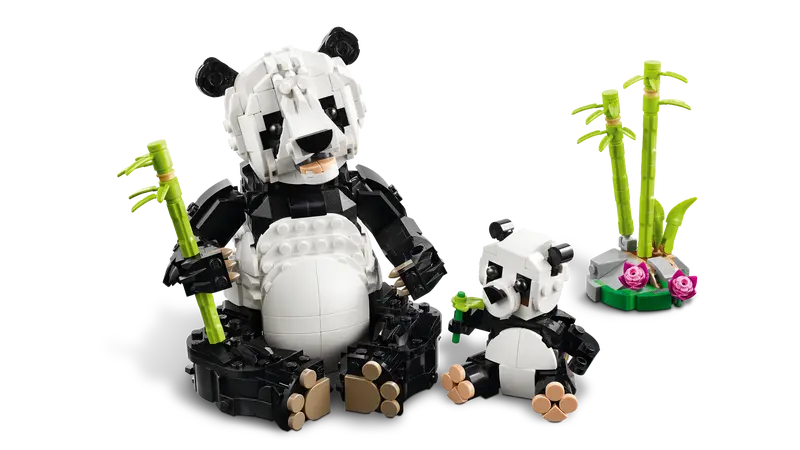 LEGO® Wild Animals: Panda Family (31165), Learning SPACE
