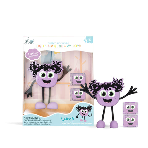 Glo Pals Light up Sensory Toy - Character Pack, Learning SPACE