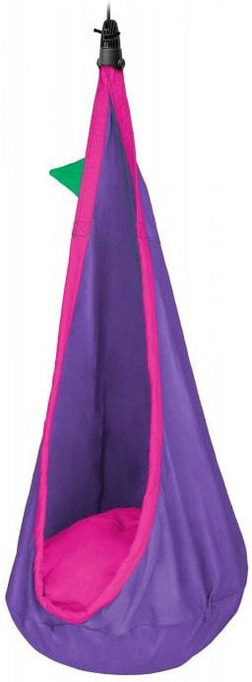 La Siesta Joki Organic Kids Hanging Nest Swing, Purple Learning SPACE
