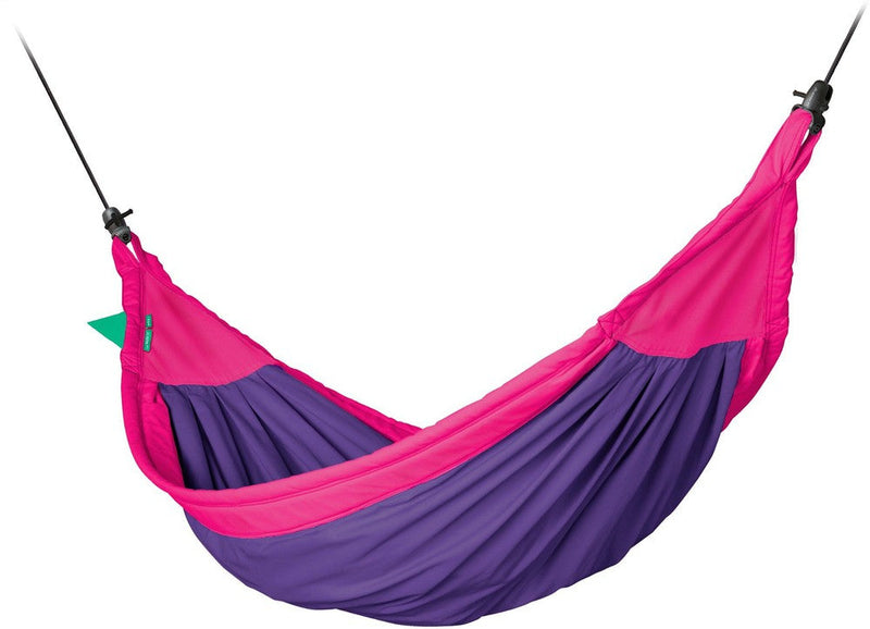 La Siesta Moki Kids Hammock with Suspension, Purple/Pink Learning SPACE