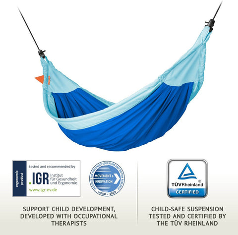 La Siesta Moki Kids Hammock with Suspension-Hammocks, Indoor Swings, La Siesta Hammocks, Matrix Group-Learning SPACE