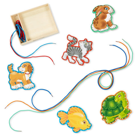 Lace and Trace Activity Set Pets-Arts & Crafts,Craft Activities & Kits,Drawing & Easels,Early Arts & Crafts,Fine Motor Skills,Lacing,Learning Difficulties,Maths,Primary Maths,Shape & Space & Measure,Strength & Co-Ordination,Tracking & Bead Frames-Learning SPACE