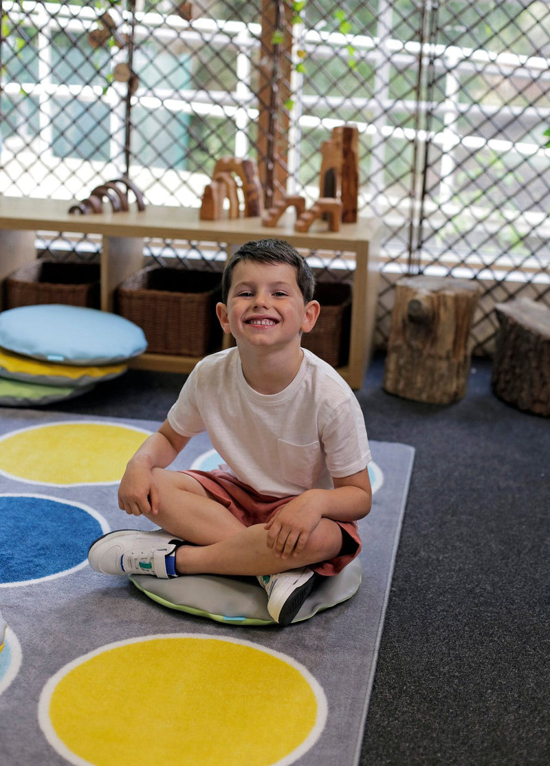 Lake Circles Placement 2x2m Carpet, Learning SPACE