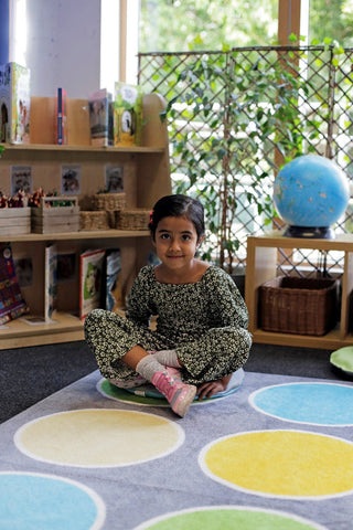 Lake Circles Placement 2x2m Carpet-Calmer Classrooms,Educational Classroom Materials,Kit For Kids,Mats & Rugs,Neutral Colour,Placement Carpets,Rugs,Square,Wellbeing Furniture-Learning SPACE