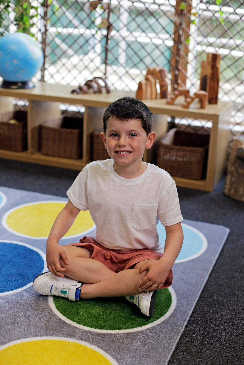 Lake Circles Placement 2x2m Carpet, Learning SPACE