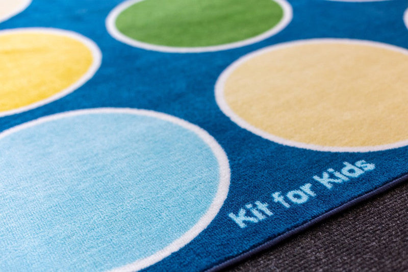 Lake Circles Rectangular Placement 3x2m Carpet, Learning SPACE