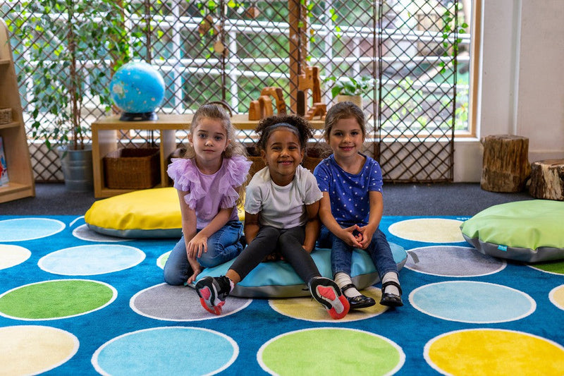 Lake Circles Rectangular Placement 3x2m Carpet, Learning SPACE
