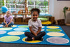 Lake Circles Rectangular Placement 3x2m Carpet-Kit For Kids,Mats & Rugs,Neutral Colour,Placement Carpets,Rectangular,Rugs,Wellbeing Furniture-Learning SPACE