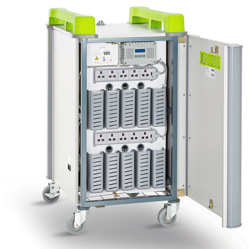 LapCabby 10 Device Vertical Mobile AC Charging Trolley, Learning SPACE