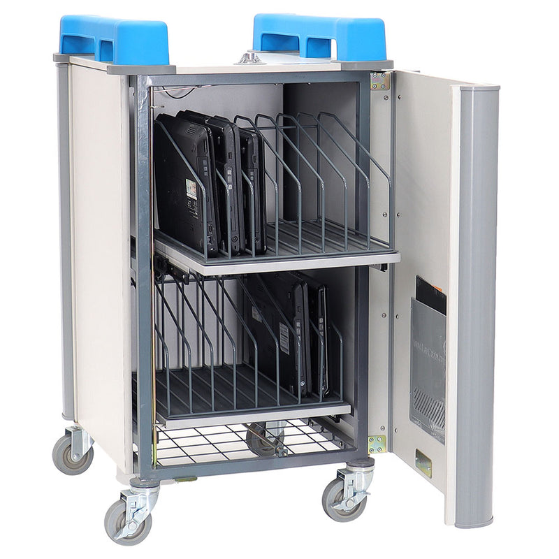 LapCabby 16 Device Vertical Compact Mobile Trolley, Learning SPACE