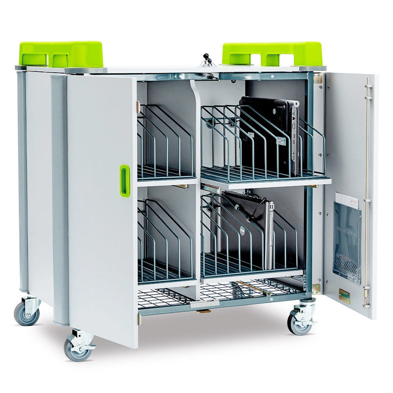 LapCabby 32 Device Vertical Compact Mobile Trolley, Learning SPACE