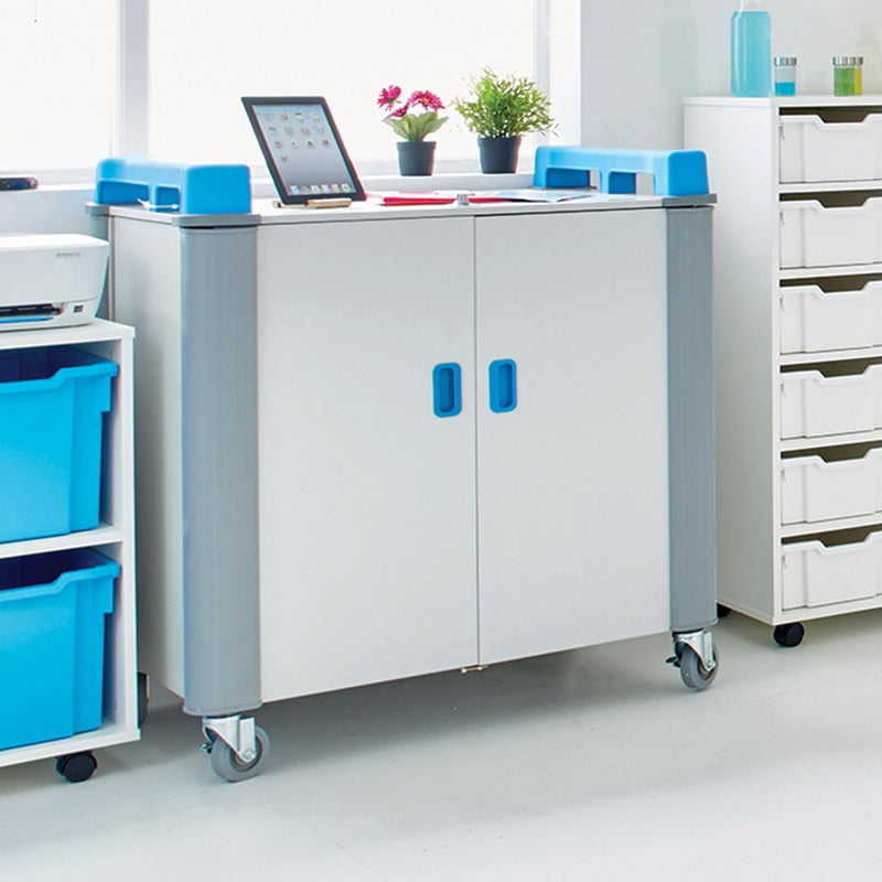 LapCabby 32 Device Vertical Compact Mobile Trolley, Learning SPACE