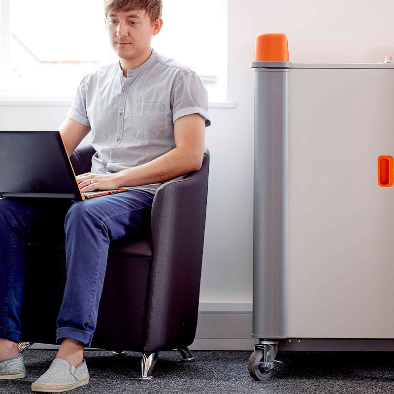 LapCabby 32 Device Vertical Compact Mobile Trolley, Learning SPACE