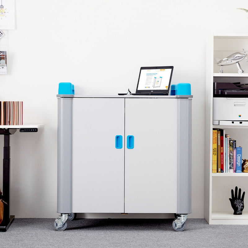 LapCabby 32 Device Vertical Compact Mobile Trolley, Learning SPACE