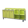 Large Aqua Smart Clearing Trolley-Catering & Clearing,Dropship,School Trolley,Trolleys-Learning SPACE