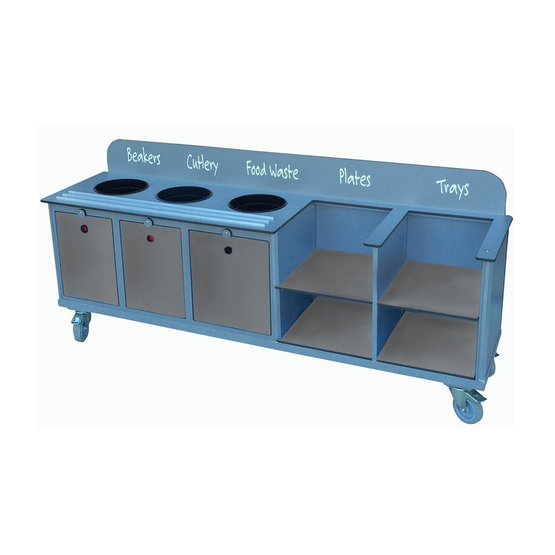 Large Aqua Smart Clearing Trolley, Learning SPACE