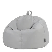 Large Classic Bean Bag Chair, Light Grey Learning SPACE