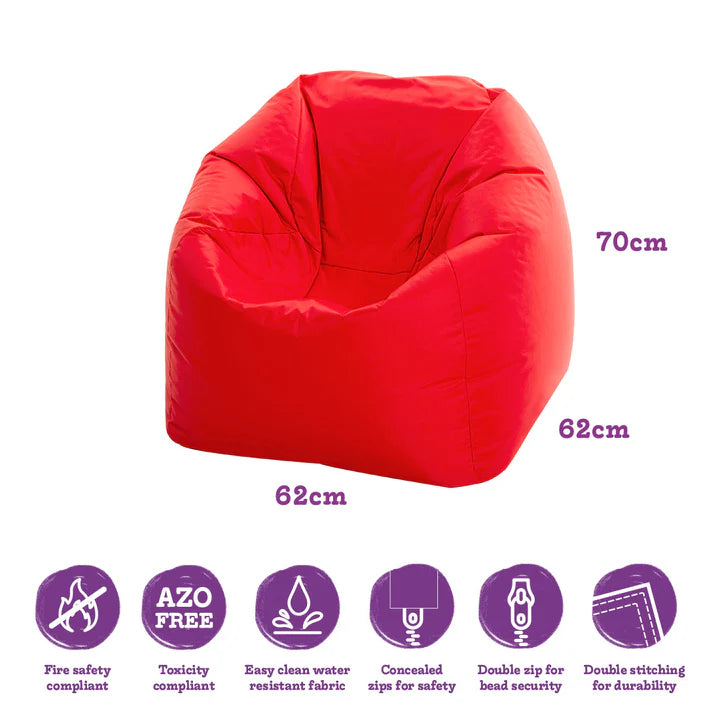 Large Classic Bean Bag Chair, Learning SPACE