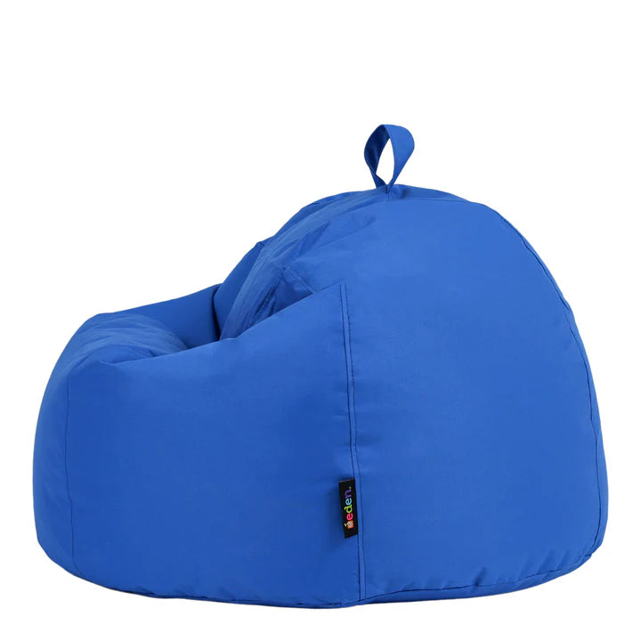 Large Classic Bean Bag Chair, Blue Learning SPACE